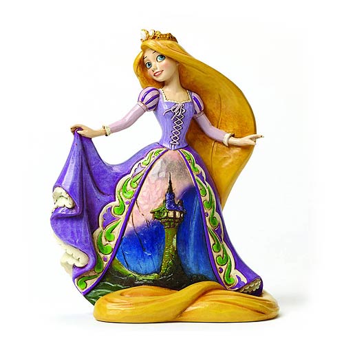 Disney Traditions Rapunzel with Tower Dress Statue